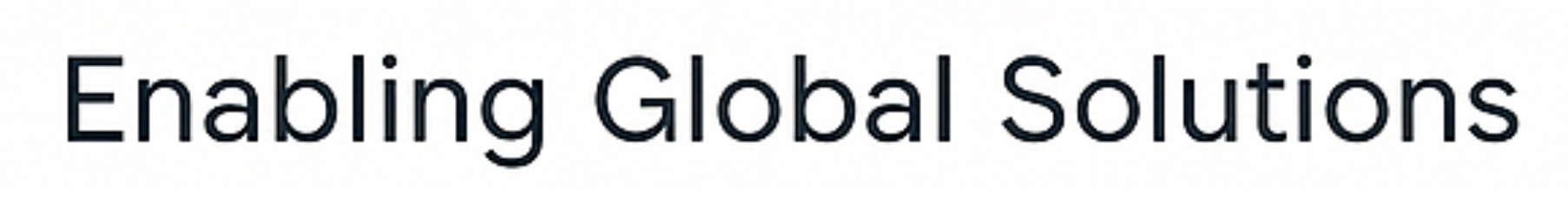 Открываем путь к глобальным решениям